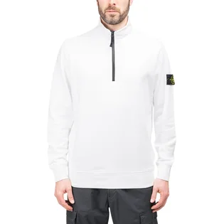 Stone Island Half Zip Sweatshirt (Weiß)