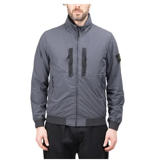 Stone Island Skin Touch Nylon-TC Jacket (Dunkelgrau)