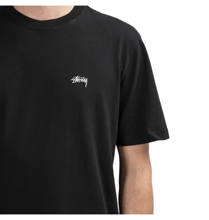 Stüssy Stock Logo Tee (Schwarz)