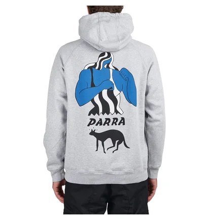 by Parra Cat Defense Hooded Sweatshirt (Grau / Multi)