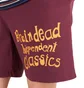 Brain Dead Indie Classics Jersey Short (Burgunderrot)