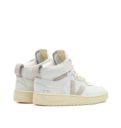Veja WMNS V-95 Leather (Weiss)