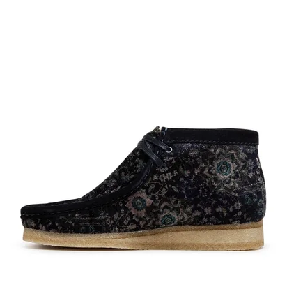 Clarks Originals Wallabee Boot Navy Velvet (Navy)