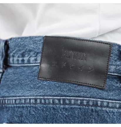Edwin Universe Pant Cropped (Blau)