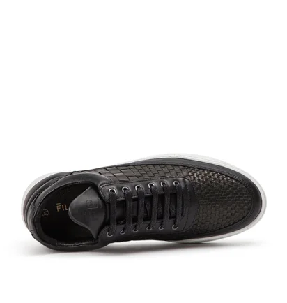Filling Pieces Low Top Ripple Woven (Schwarz)