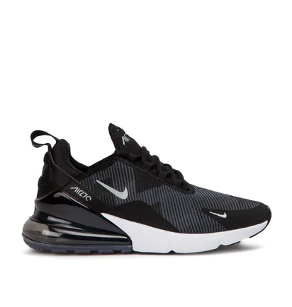 Nike Air Max 270 Knit Jacquard GS (Schwarz / Grau)