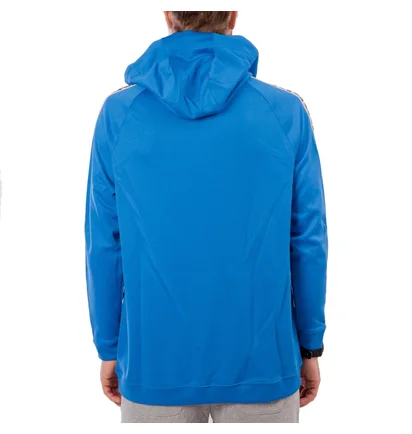 Nike NSW Taped Half Zip Hooded Poly (Blau / Weiß)