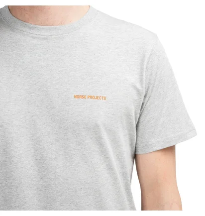 Norse Projects Niels Logo Tee (Hellgrau)