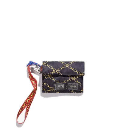 Porter by Yoshida x Aries Wallet (Schwarz)