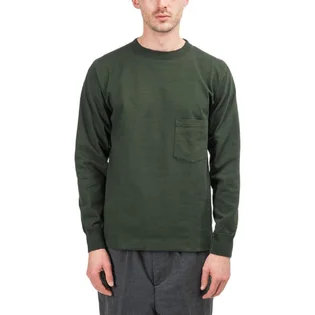 Snow Peak Heavy Cotton Garment Dyed Crewneck (Dunkelgrün)