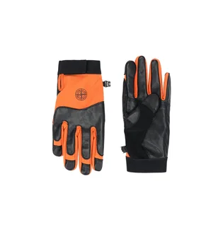 Stone Island Soft Shell-R Gloves (Orange / Schwarz)