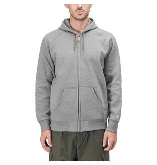 Carhartt WIP Hooded Chase Jacket (Dunkelgrau)