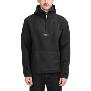 Chrystie NYC OG Logo Polar Fleece Hoodie (Schwarz)