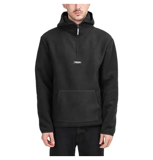 Chrystie NYC OG Logo Polar Fleece Hoodie (Schwarz)