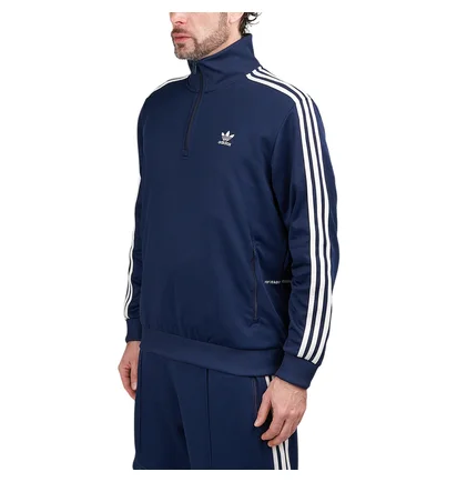 adidas x Pop Trading Company Bauer Track Top (Navy / Weiß)