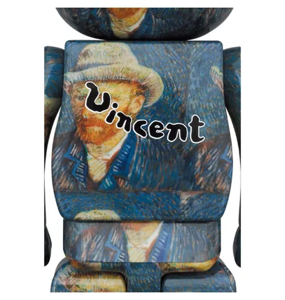 Medicom 100% + 400% Van Gogh Museum Self Portrait Be@rbrick Toy