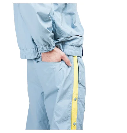 Aimé Leon Dore Color Blocked Nylon Windbreaker (Blau)