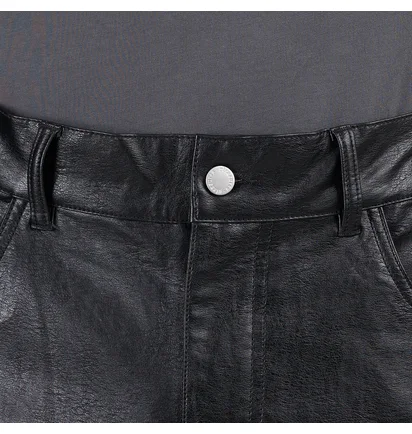 Pleasures Vegan 5 Leather Pocket Pant (Schwarz)