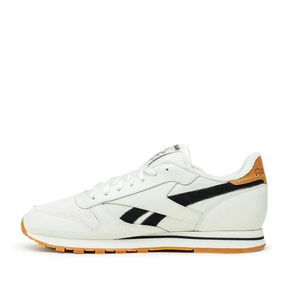 Reebok Classic Leather (Weiß / Schwarz / Braun)