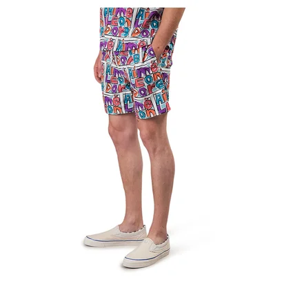 Aimé Leon Dore Crayon Print Swim Shorts (Multi)