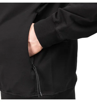 Stone Island Ghost Piece Cotton Stretch Fleece Hoodie (Schwarz)