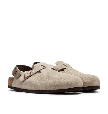 Birkenstock Tokio ll Suede Leather Regular (Grau)