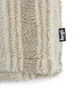 stüssy stripe sherpa shirt (natural)