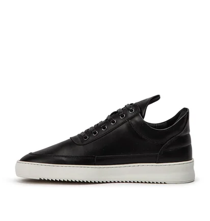 Filling Pieces Low Top Ripple Lane Nappa (Schwarz)