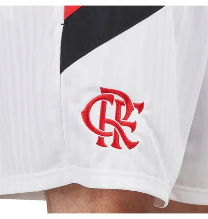 adidas Camisa CR Flamengo Icon Shorts (Weiß / Rot)
