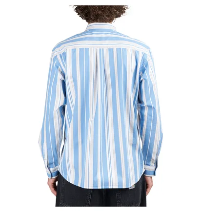 Carhartt WIP L/S Romero Shirt (Blau / Weiß)