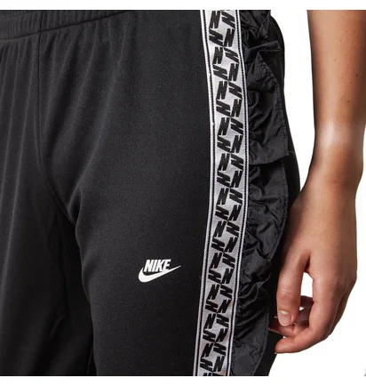 Nike WMNS NSW Taped Poly Pant (Schwarz)