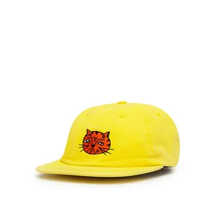 Parra Sad Cat 6 Panel Hat (Gelb)