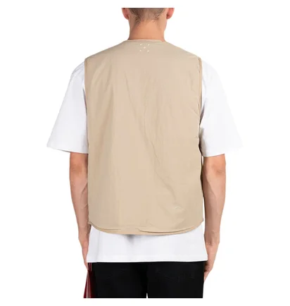 Pop Trading Company Harold Reversible Vest (Beige)