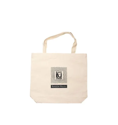 Raised by Wolves Black Lodges Tote Bag (Beige)