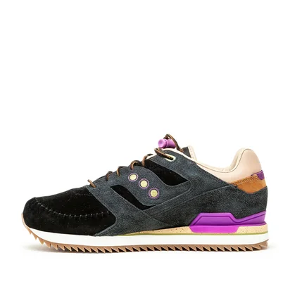 Saucony X Lapstone & Hammer Courageous Moc (Schwarz / Lila)