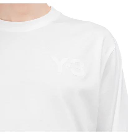 adidas Y-3 Classic Chest Logo Longsleeve (Weiß)