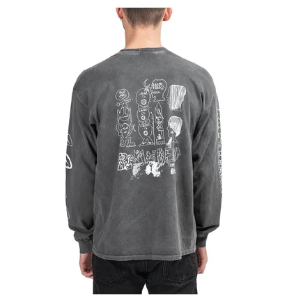 Brain Dead Leon's Girls Longsleeve (Anthrazit)