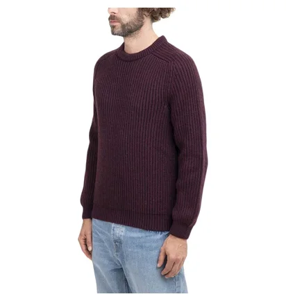 Edwin Roni Crew Sweater (Pflaume)