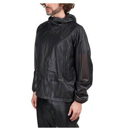 Snow Peak Light Packable Rain Jacket (Schwarz)