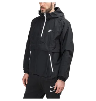 Nike Hooded Woven Anorak (Schwarz)