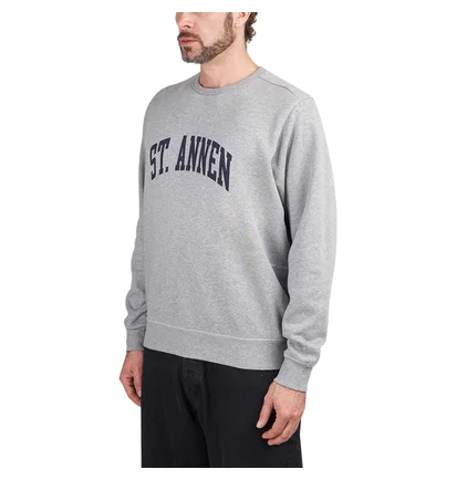 Pop Trading Company St Annen Crewneck Sweater (Grau)