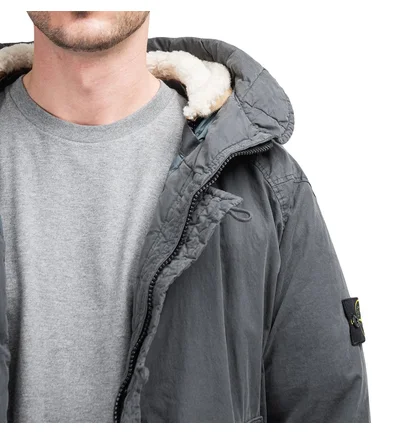 Stone Island Fili Resinata Down Jacket (Anthrazit)