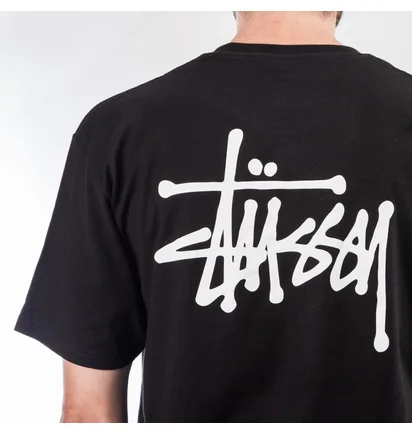 Stüssy Basic Stüssy Tee (Schwarz)