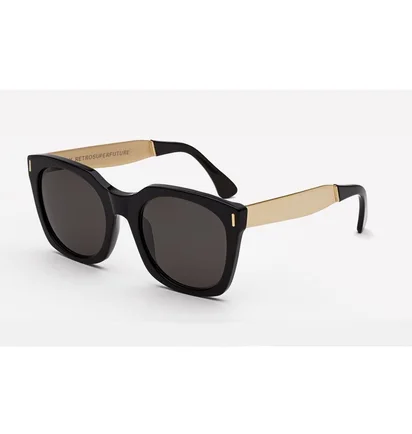 Super by Retrosuperfuture Quadra Francis (Schwarz / Gold)