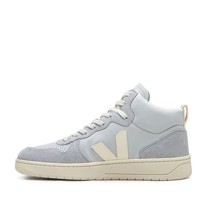 Veja V-15 Leather (Grau / Creme)
