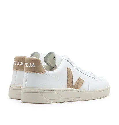 Veja V-12 Leather (Weiß / Braun)