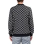 Obey Windmere Jaquard LS Polo (Schwarz / Weiß)