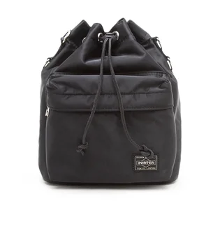Porter by Yoshida Small Balloon Sac Bag (Schwarz)