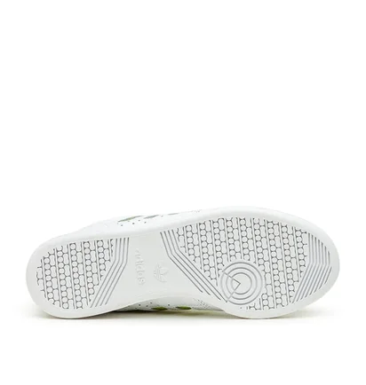 adidas Continental 80 Stripes (Weiß / Gelb)