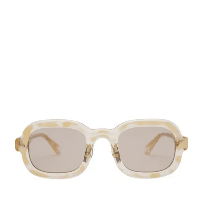 Brain Dead Newman Sunglasses (Beige / Braun)